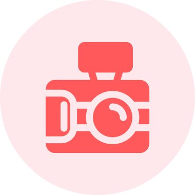 kamera simgesi vektör illüstrasyonu