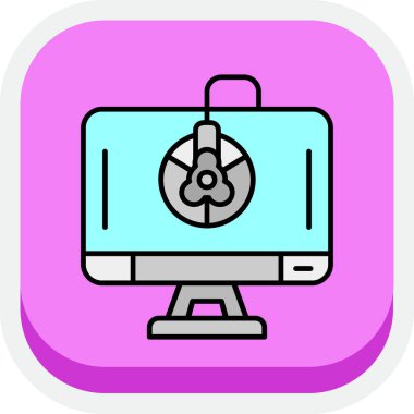 Web tasarım vektör renk simgesi