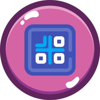 Oyun. Web simgesi basit illüstrasyon