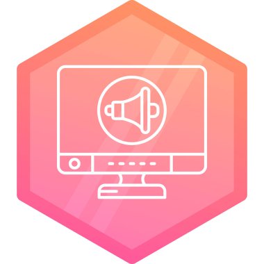 seo modern simgesinin vektör illüstrasyonu