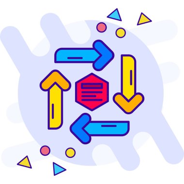 veri analiz simgesi vektör illüstrasyonu