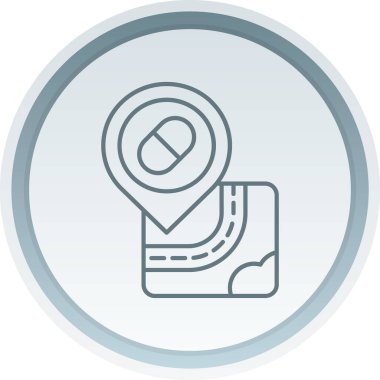 Harita işaretleyici vektör simgesi