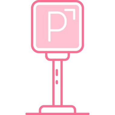 park işareti vektör resimleme