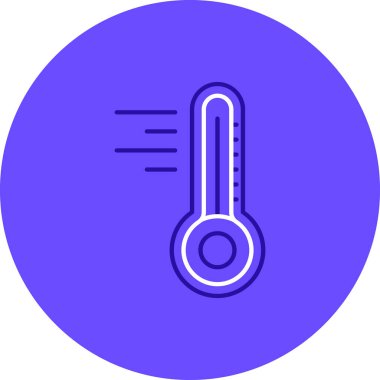 termometre simgesi vektör illüstrasyonu