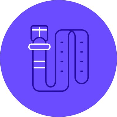 Çizgi çubukları simgesi beyaz arkaplanda izole edildi. Müzik aleti işareti. Renkli taslak konsepti. vektör illüstrasyonu