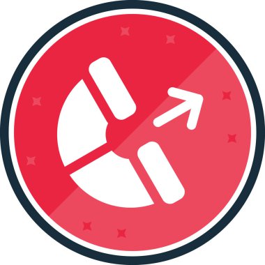 uçak ikonu vektör illüstrasyonu