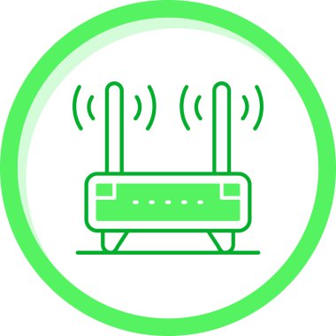 router simgesi vektör illüstrasyonu
