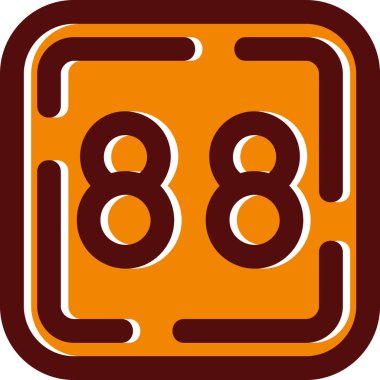 9 numaralı simgenin vektör illüstrasyonu