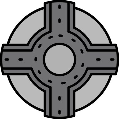 Haç. Web simgesi basit tasarım