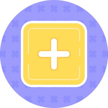 Modern bir simgenin vektör illüstrasyonu