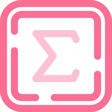 Bir harf simgesinin vektör illüstrasyonu