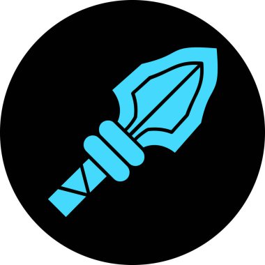 Kılıç. Web simgesi basit illüstrasyon