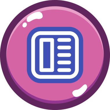 Kitap. Web simgesi basit illüstrasyon