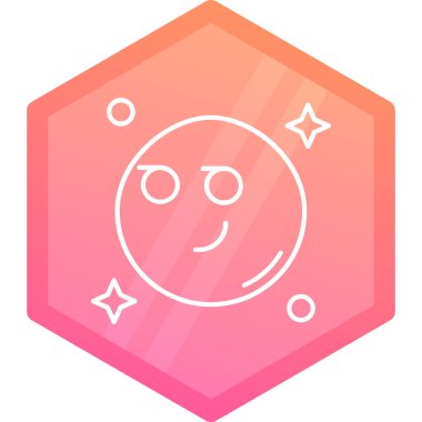 Bir yıldız simgesinin vektör illüstrasyonu