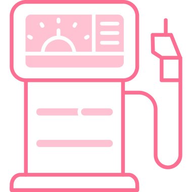 pil şarj etme simgesi ana hat biçiminde