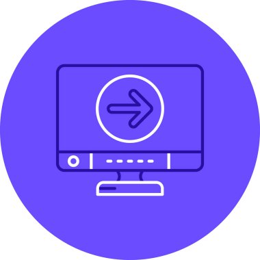 dizüstü bilgisayar web simgesi basit tasarım