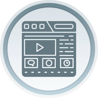 oyuncu simge vektör çizim