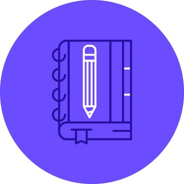 kalem simgesinin vektör illüstrasyonu