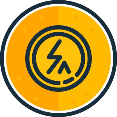 Modern bir güç göstergesinin vektör illüstrasyonu