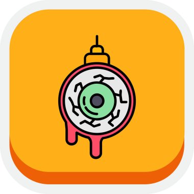 Tek bir renk simgesinin vektör illüstrasyonu