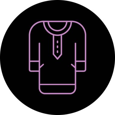 Benzersiz kostüm vektör simgesi