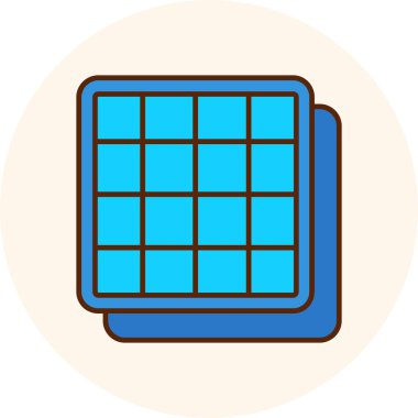 Modern b 'nin vektör illüstrasyonu eksik simgesi