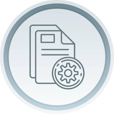 Benzersiz ayar makinesi vektör simgesi