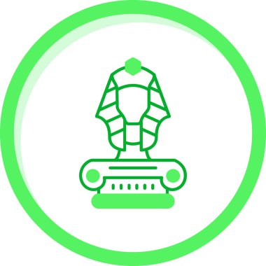 robot. Web simgesi basit illüstrasyon