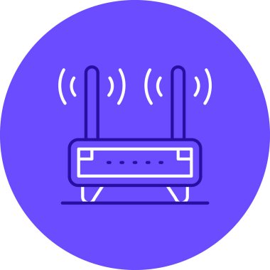 Yönlendirici. Web simgesi basit illüstrasyon