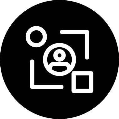 seo modern simgesinin vektör illüstrasyonu