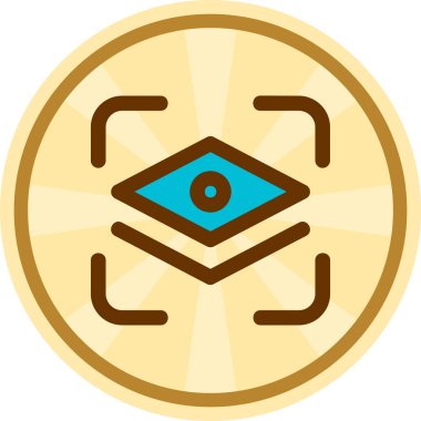 Modern bir simgenin vektör illüstrasyonu