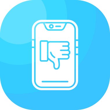 akıllı telefon simgesi vektör illüstrasyonu