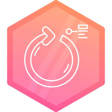 Beyaz arka planda izole edilmiş süt ikonu olan renkli bebek şişesi. Bebek şişesi tabelası. Gradyan daire şekilleri. vektör illüstrasyonu