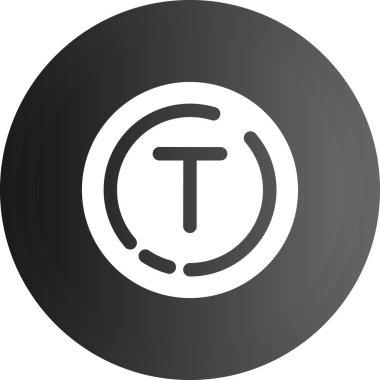 Modern b 'nin vektör illüstrasyonu simge müziğinden yoksun