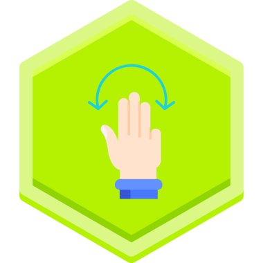 Eller simgesi. vektör illüstrasyonu