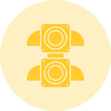 kamera simgesi vektör illüstrasyonu