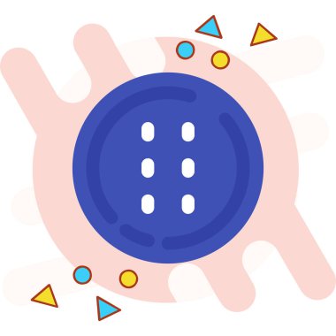 Bakteri. Web simgesi basit tasarım