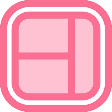 Bir harf simgesinin vektör illüstrasyonu