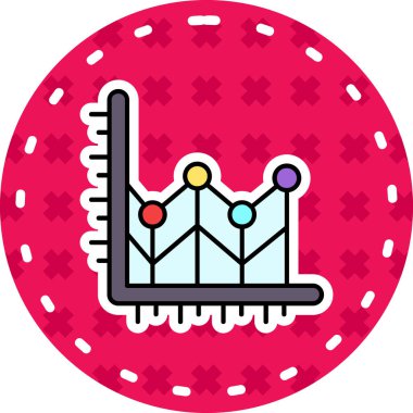 Etiket simgesi, vektör illüstrasyonu