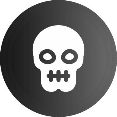 Kurukafa simgesi vektör illüstrasyonu