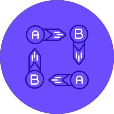 b & b vektör simgesi