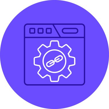 vektör ayarı simgesi, illüstrasyon