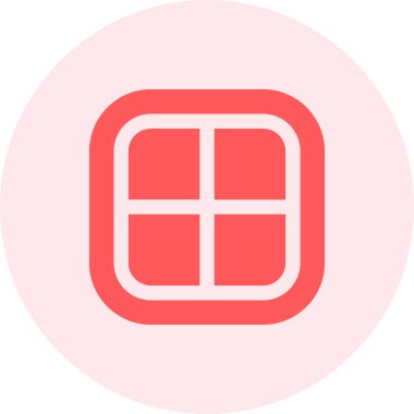 Düzen Düz ikili melodi, basit vektör illüstrasyonu