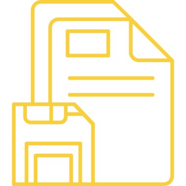 dosya dizini vektör illüstrasyonu