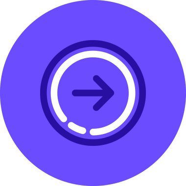 Ok. Web simgesi basit illüstrasyon