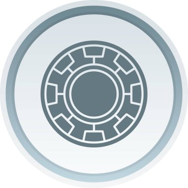 Kumarhane rulet vektör illüstrasyonu