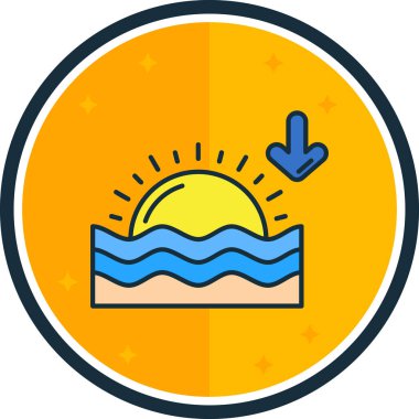 Kişisel ve ticari kullanım için yüzme vektörü simgesi modern basit vektör çizimi