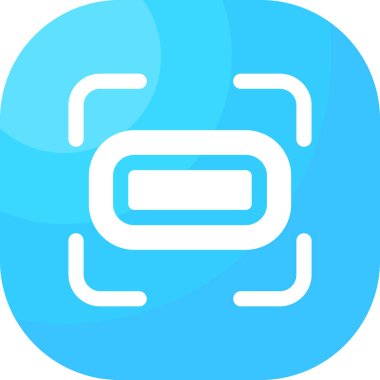 Tek bir simgenin vektör illüstrasyonu