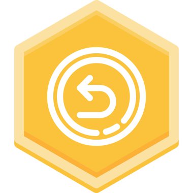 Düz daire içinde ok simgesi