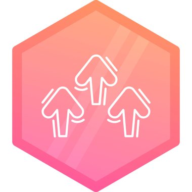 Beyaz arkaplanda çizgi bal peteği simgesi izole edildi. Bal hücrelerinin sembolü. Tatlı doğal yemek. Renkli taslak konsepti. Vektör.